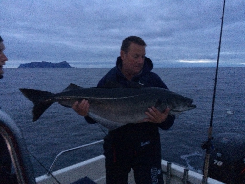 David Beale med nya camprekordet på 21.1 kg!