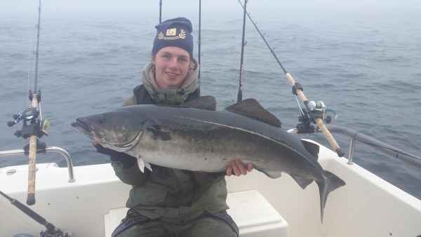 Melker med en fin sej på 16,5 kg