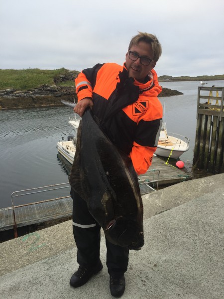 Ännu en fin flundra! ca 17kg