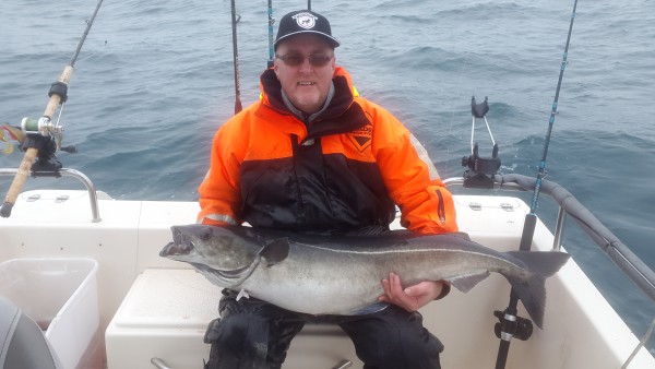 Per-inge Med dagens sej på 14kg